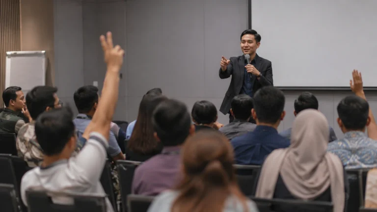 audience engagement dalam presentasi profesional