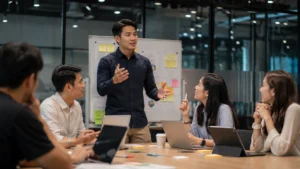 komunikasi persuasif dalam diskusi profesional