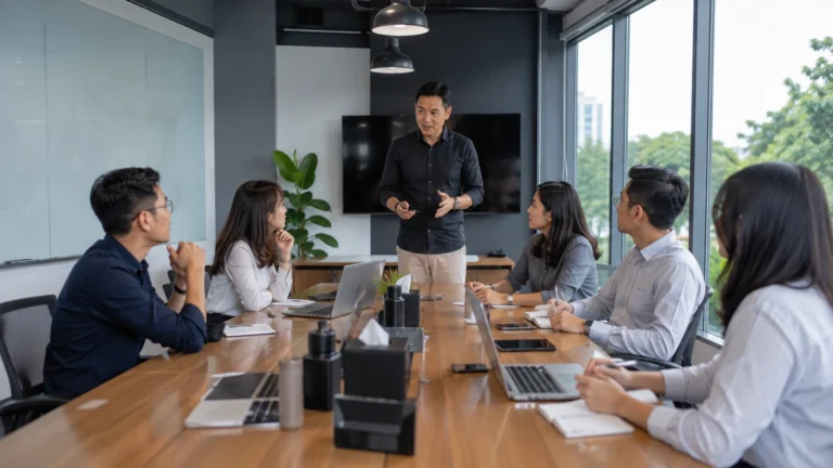 meeting communication dalam rapat profesional di tempat kerja